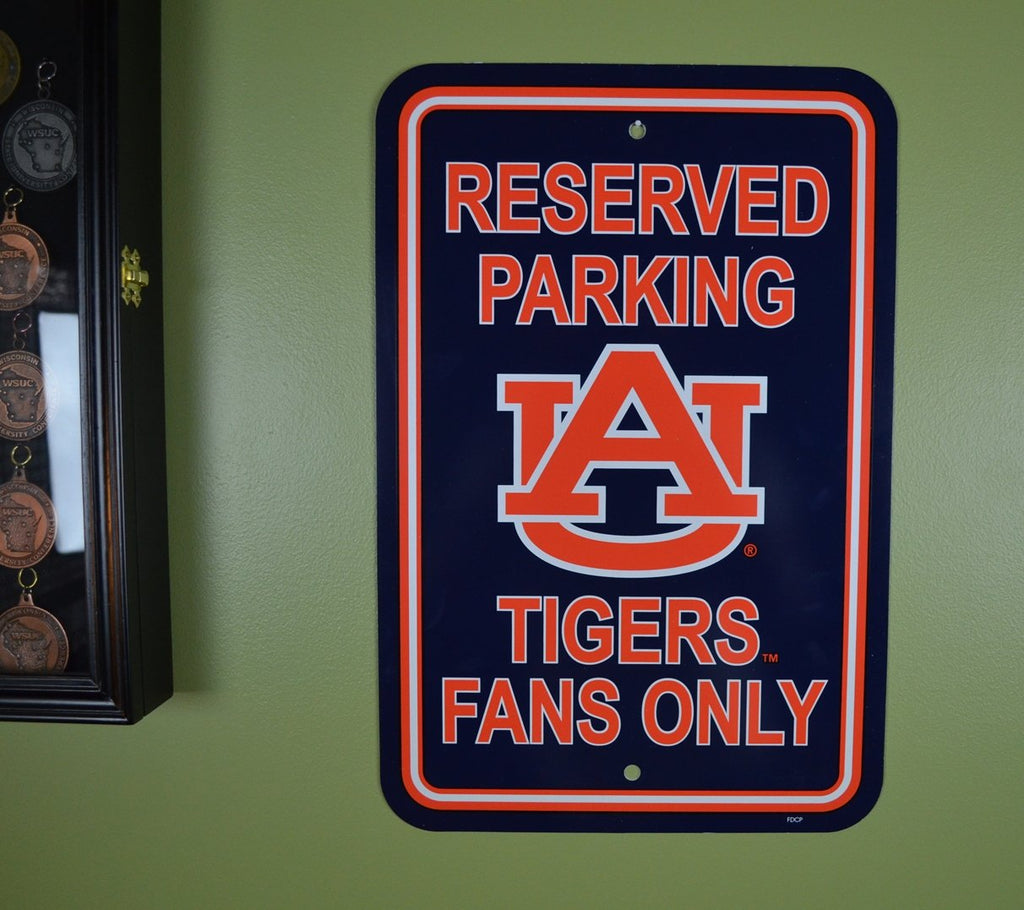 NCAA Official National Collegiate Athletic Association Fan Shop Authentic Parking Sign. Stake Your Territory with This Sign. Great for The Office or Man Cave.