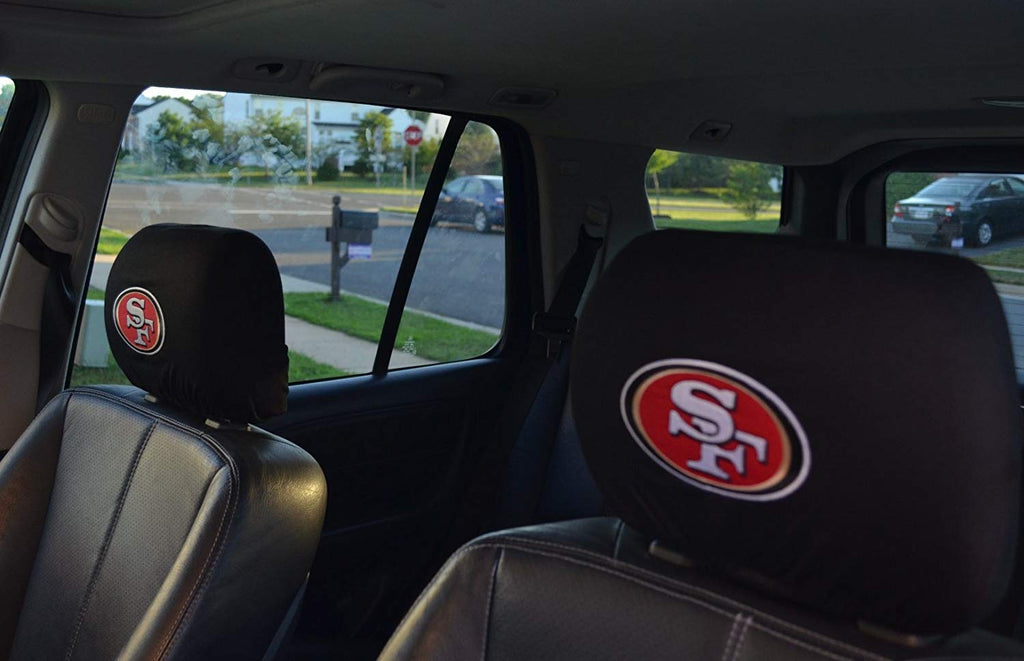 Official National Football League Fan Shop Authentic Headrest Cover (San Francisco 49ers)