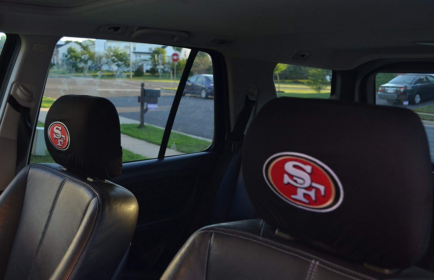 Official National Football League Fan Shop Authentic Headrest Cover (San Francisco 49ers)