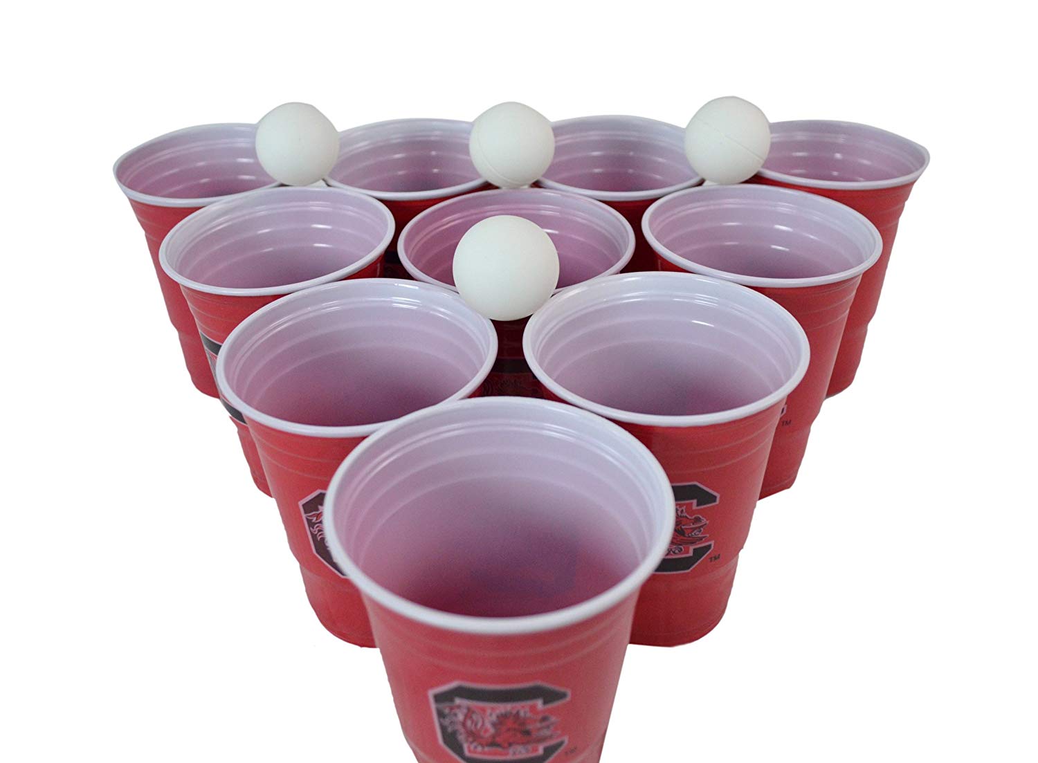 NCAA Fan Shop Beer Pong Set. Rep Your School, Alma Mater or Favorite Team with The Classic Game of College Beer Pong - Comes with 22 Cups and 6 Ping Pong Balls