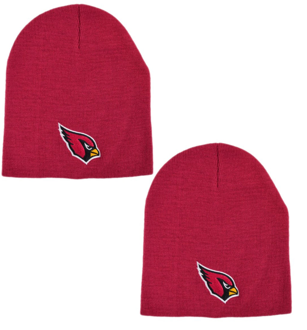Official National Football League Fan Shop Authentic NFL Cuffless Beanie Knit Hat 2-pack 