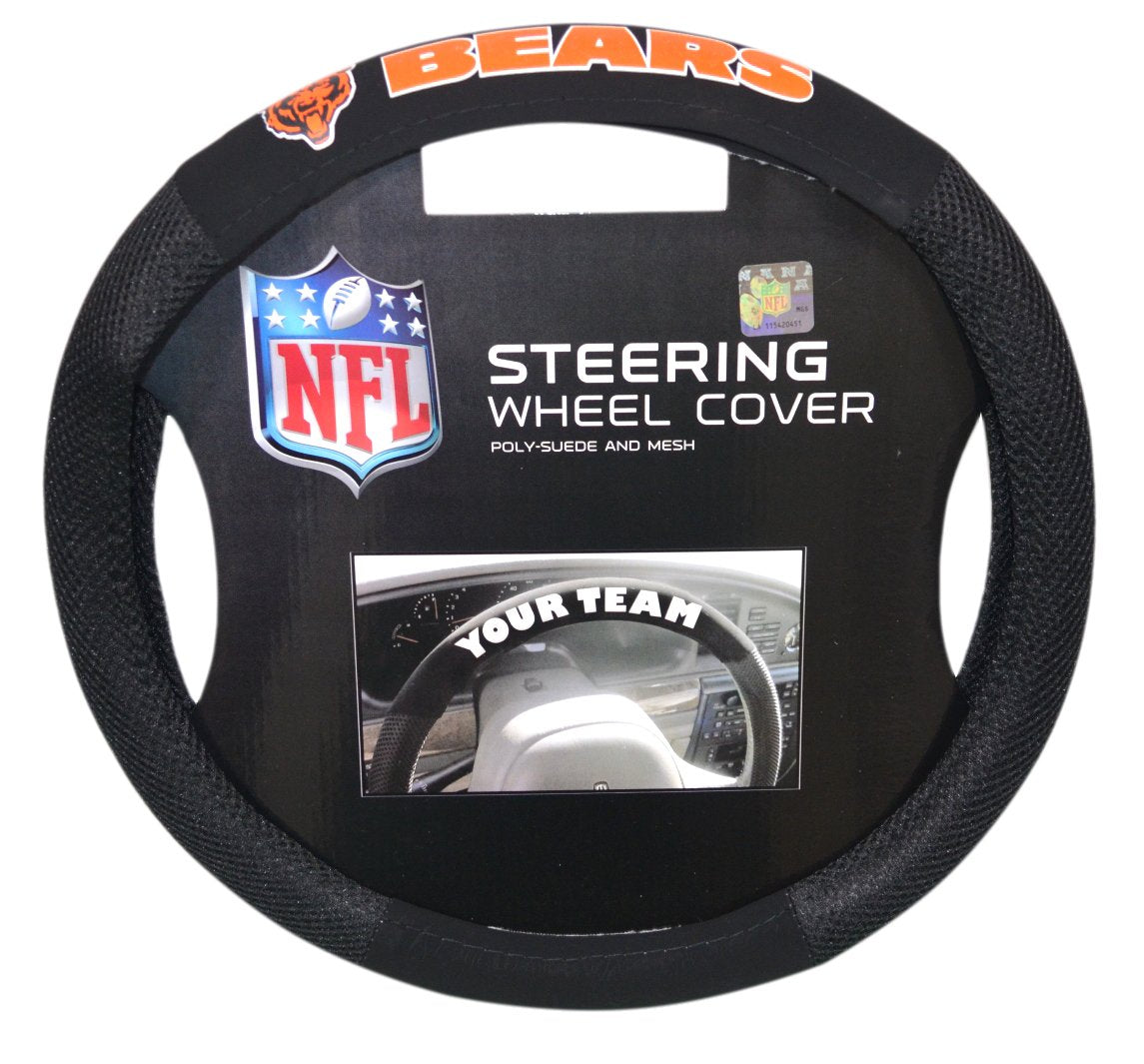 Fremont Die/TeamProMark Official National Football League Fan Shop Authentic NFL Auto Accessories Bundle - Team Steering Wheel Cover, Air Fresheners and Seat Belt Cover