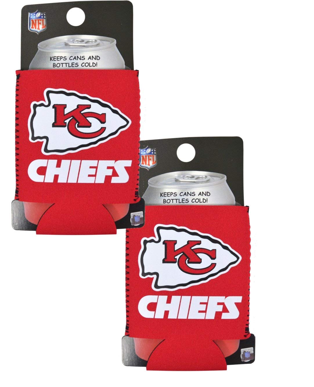 Official National Football League Fan Shop Authentic 2-Pack NFL Insulated 12 oz Can Cooler