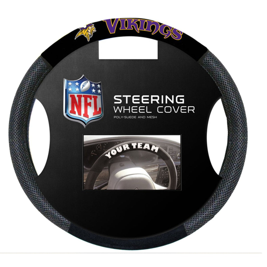 Fremont Die/TeamProMark Official National Football League Fan Shop Authentic NFL Auto Accessories Bundle - Team Steering Wheel Cover, Air Fresheners and Seat Belt Cover