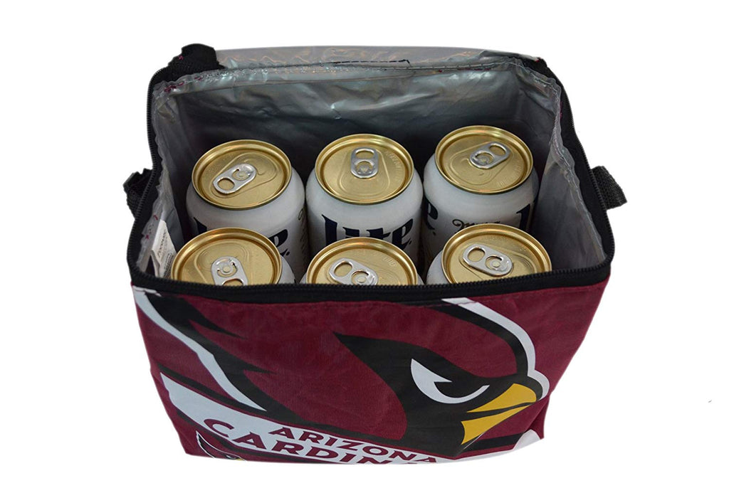 NFL Shop Collapsible Insulated Lunch Bag with Re-freezable Ice Packs Bundle