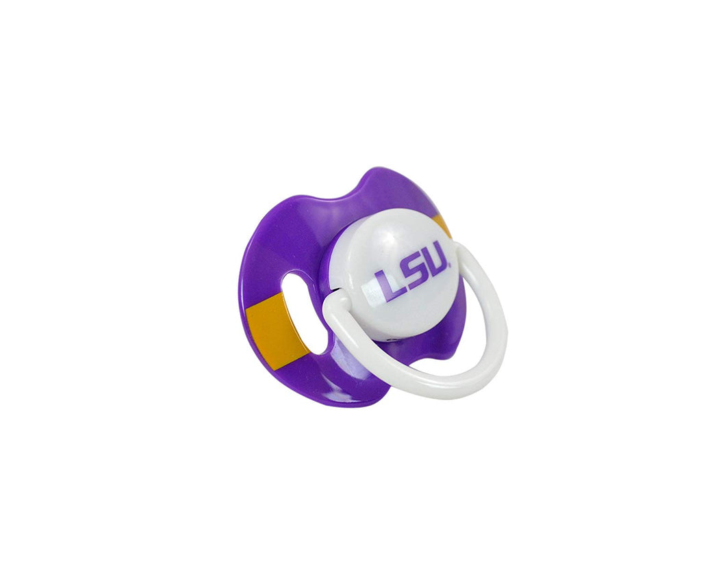 Official NCAA Fan Shop Authentic Baby Starter Set - Bib, Pacifier and Bottle. Start the Little Ones Out Early in Joining the Fan Club as well as Show Support for Your Favorite College. Portrait Time