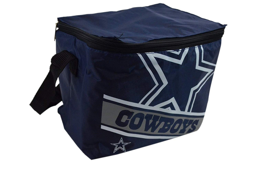 NFL Shop Collapsible Insulated Lunch Bag with Re-freezable Ice Packs Bundle