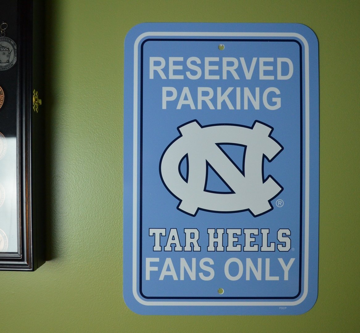 NCAA Official National Collegiate Athletic Association Fan Shop Authentic Parking Sign. Stake Your Territory with This Sign. Great for The Office or Man Cave.