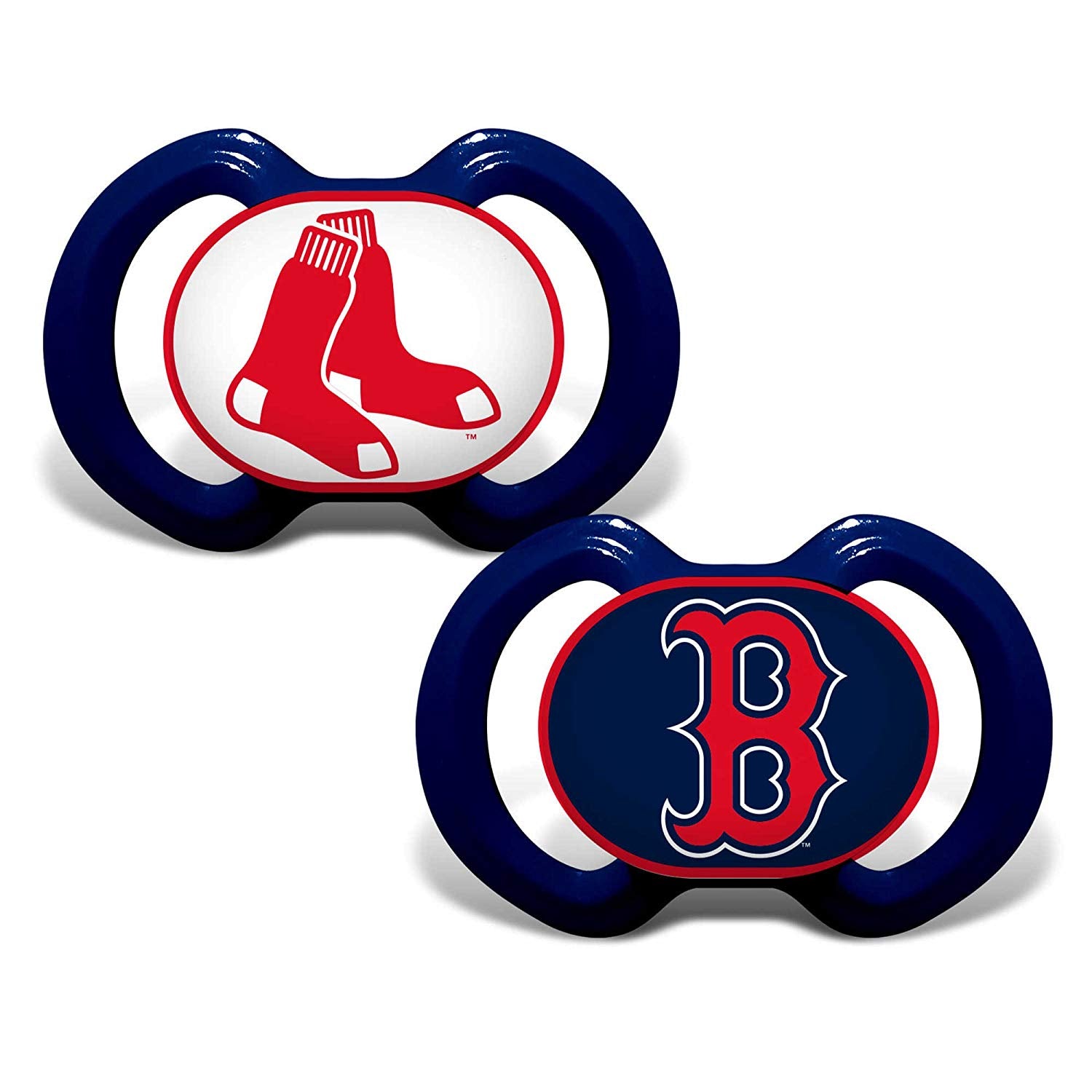 Official MLB Fan Shop Authentic Baby Pacifier and Bib Set. Start the Little Ones Out Early in Joining the Number One Major League Baseball Fans