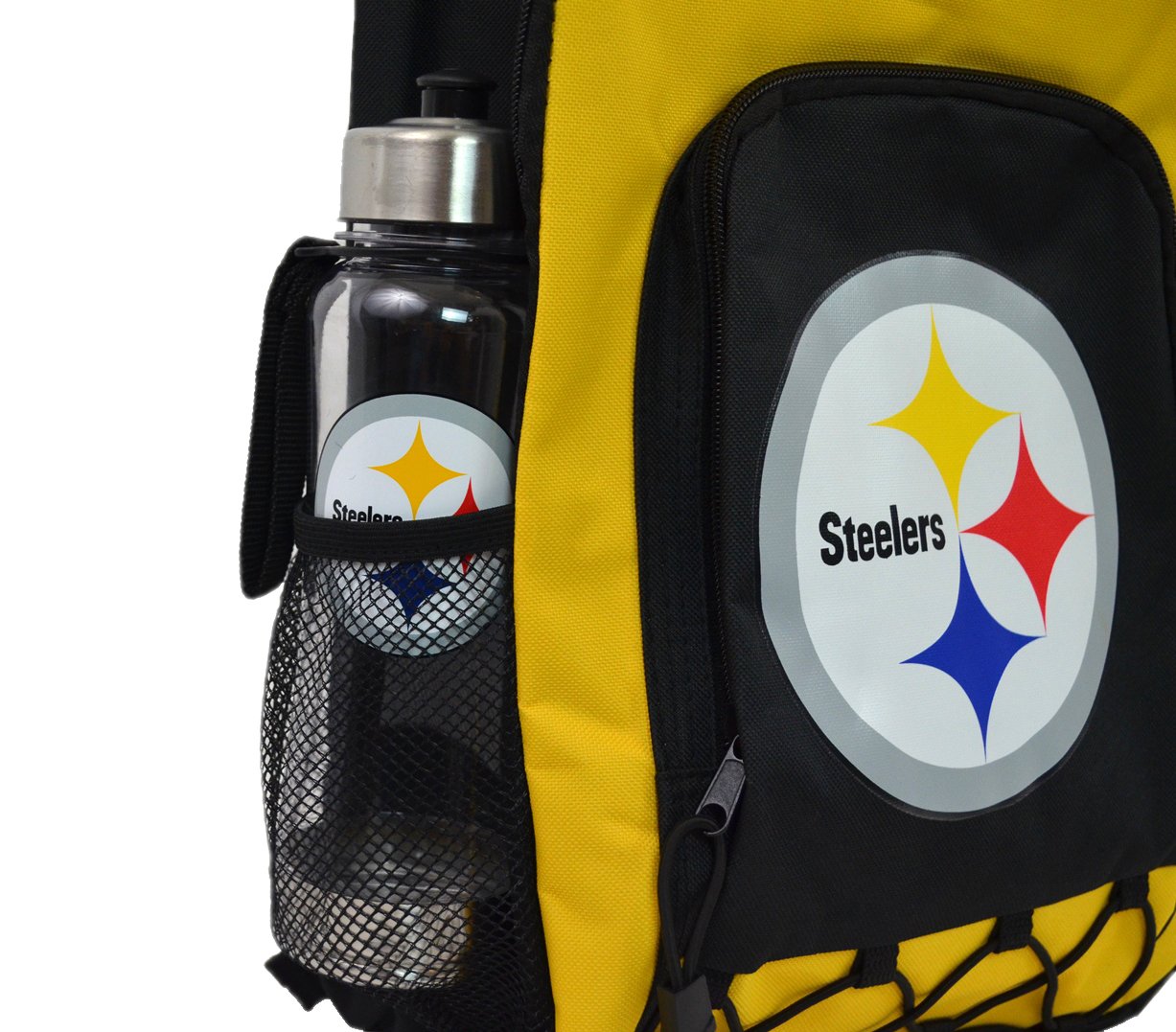 NFL Fan Shop Authentic Team Bungi Style Back Pack and Stainless Steel Bottle Bundle