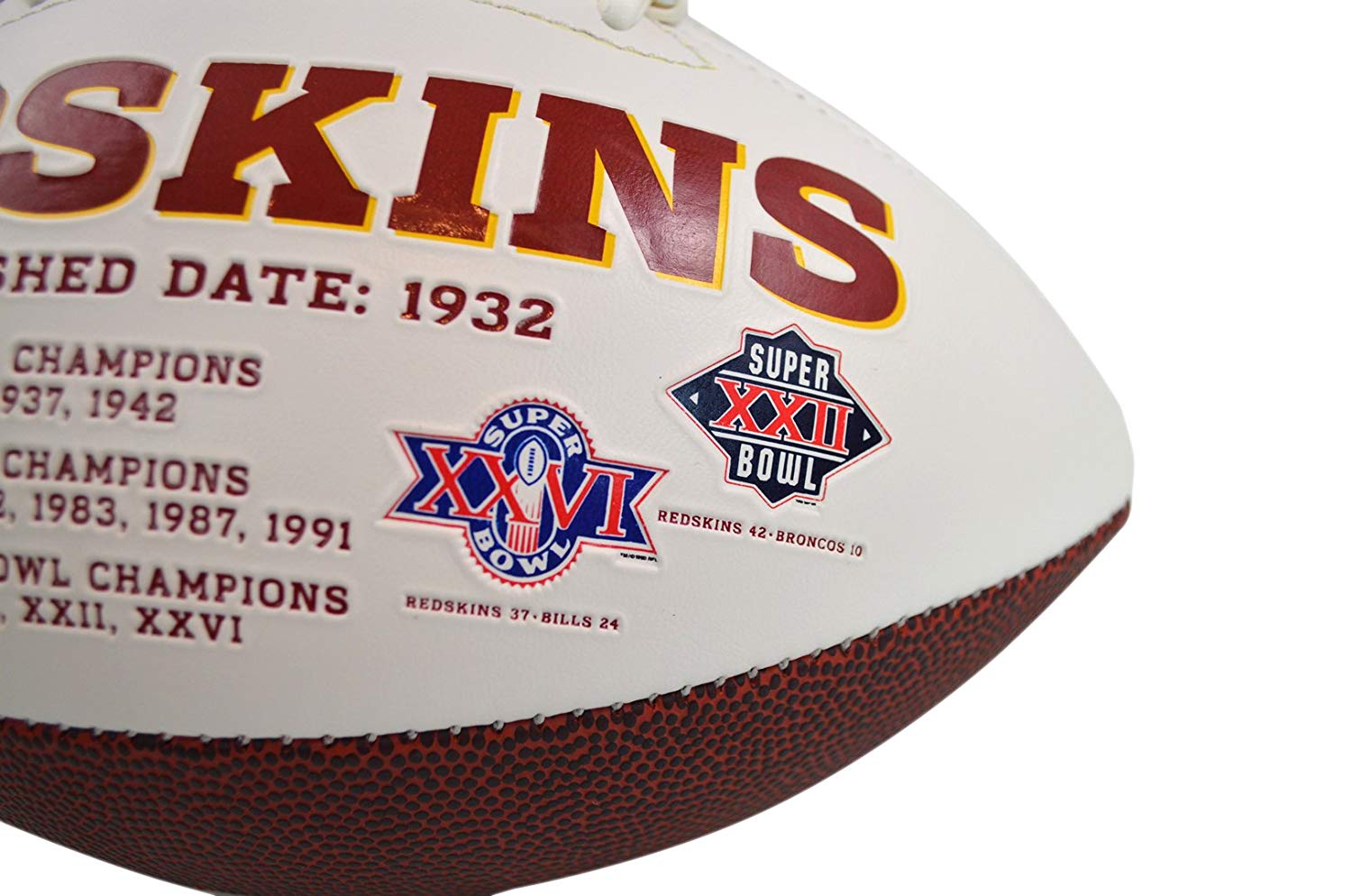 Jarden Sports Licensing/Pro-Mold Official National Football League Fan Shop Authentic NFL Signature Series Super Bowl Ball and Display Case. Great Collectible Bundle for the office or Man Cave