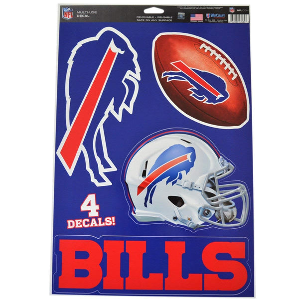 WinCraft Official National Football League Fan Shop Licensed NFL Shop Multi-use Decals (Buffalo Bills)