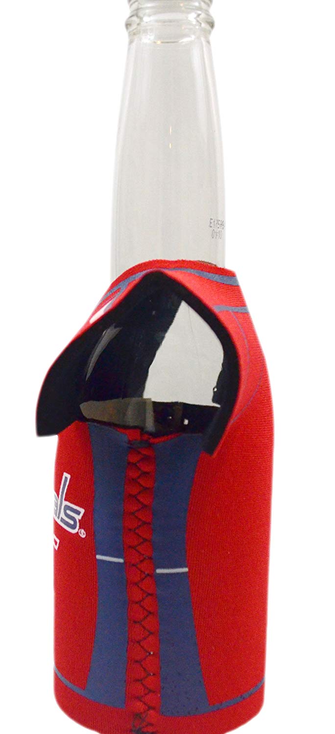Official National Hockey League Fan Shop Authentic NHL 2-pack Team Jersey Insulated Bottle Cooler (Washington Capitals)