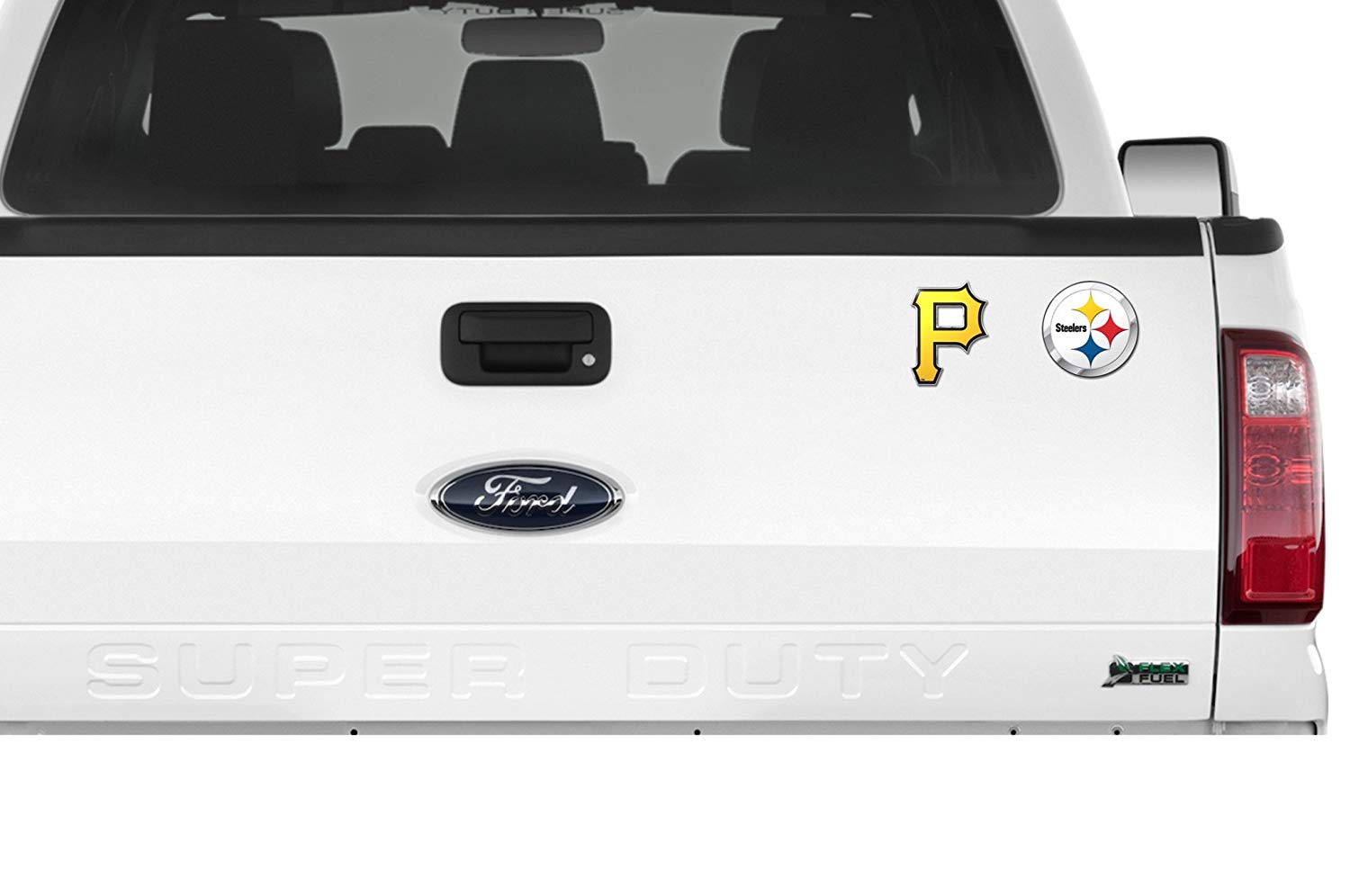 Professional Sports Teams Chrome Outlined Colored Auto Emblem. Emblems available in NFL and MLB sets or NHL and MLB sets. Show Pride in two Sports