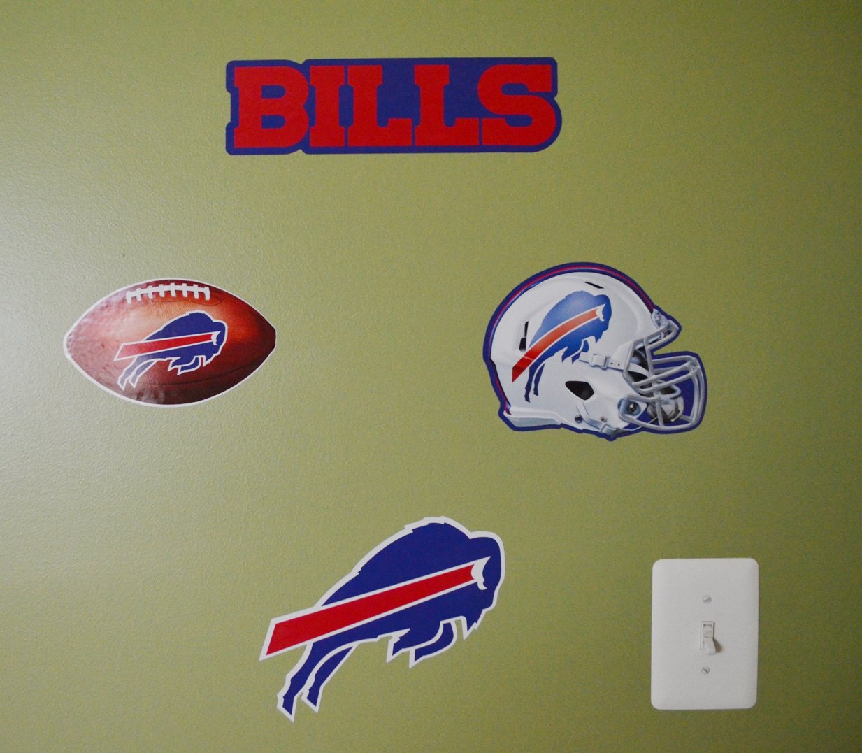 WinCraft Official National Football League Fan Shop Licensed NFL Shop Multi-use Decals (Buffalo Bills)