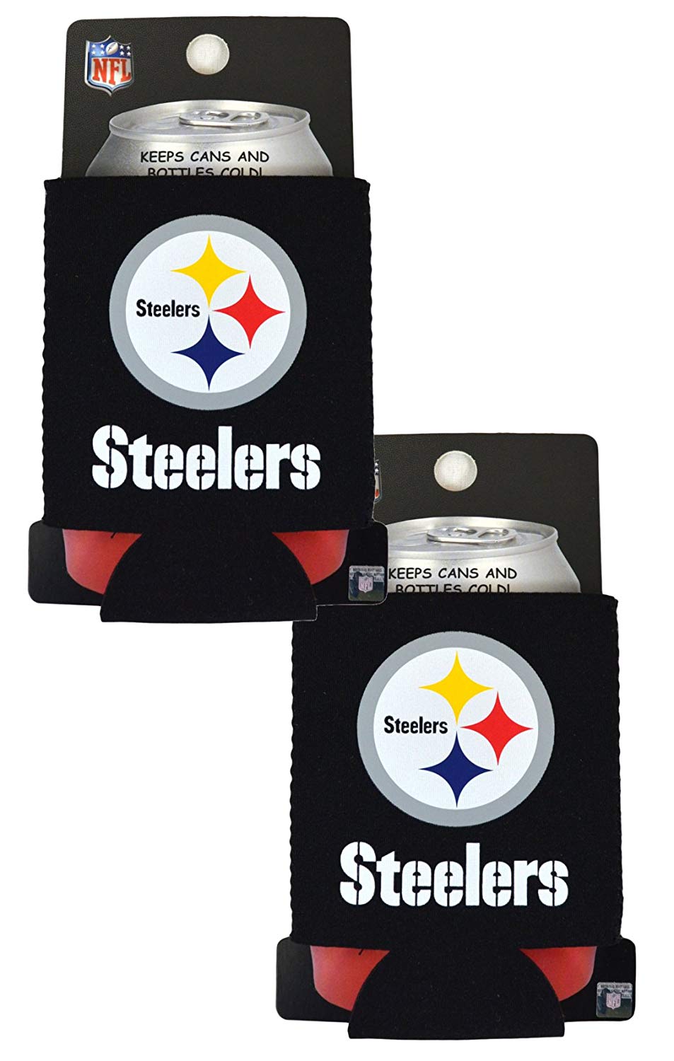Official National Football League Fan Shop Authentic 2-Pack NFL Insulated 12 oz Can Cooler