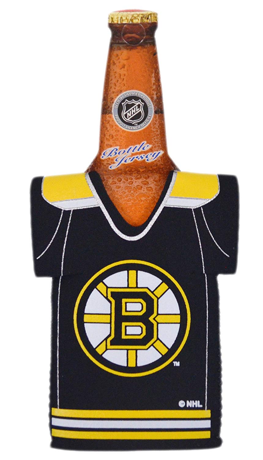 Official National Hockey League Fan Shop Authentic NHL 2-pack Team Jersey Insulated Bottle Cooler (Boston Bruins)