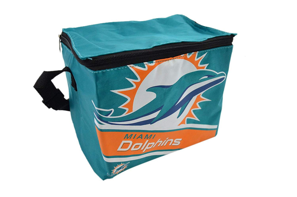 NFL Shop Collapsible Insulated Lunch Bag with Re-freezable Ice Packs Bundle