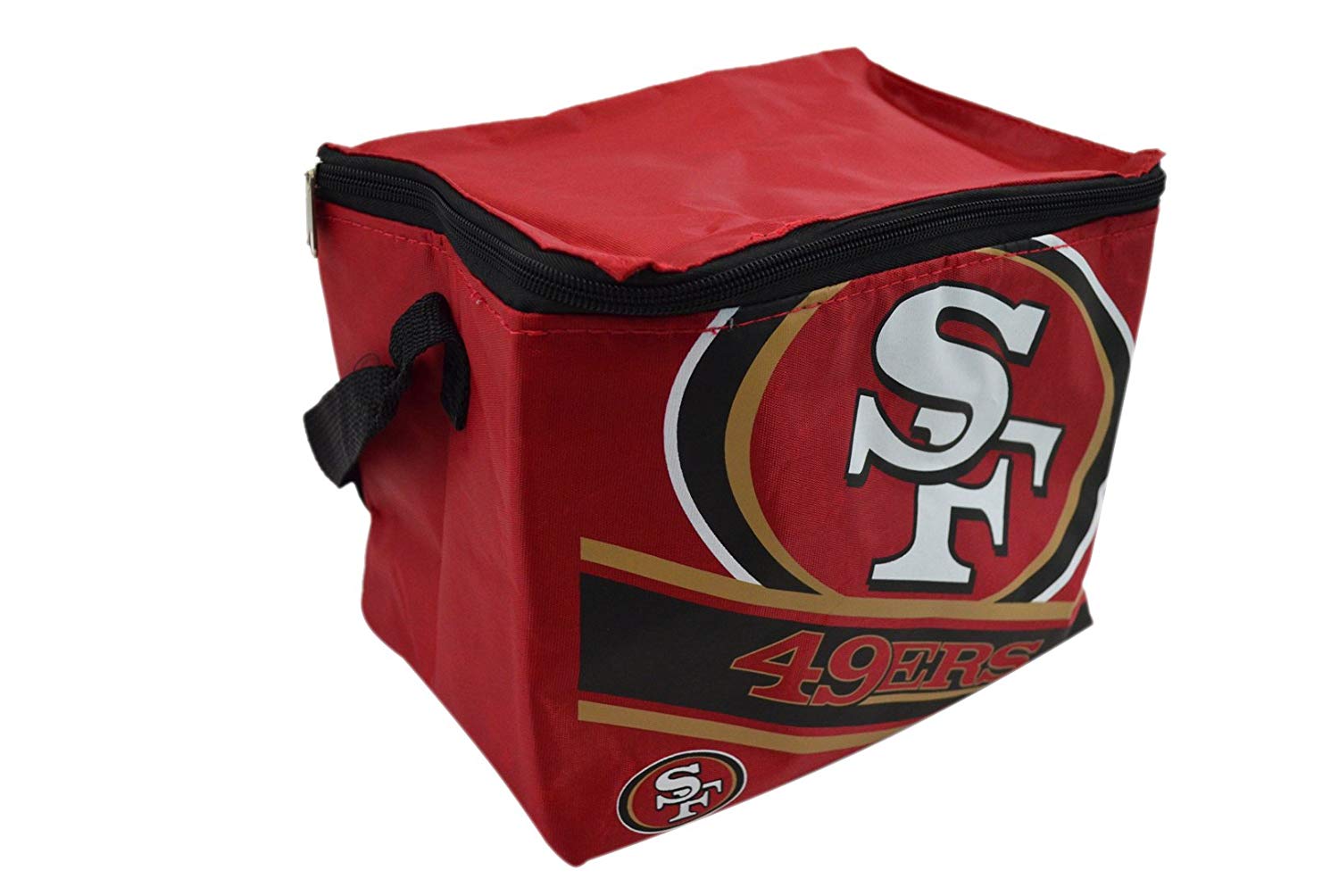 NFL Shop Collapsible Insulated Lunch Bag with Re-freezable Ice Packs Bundle