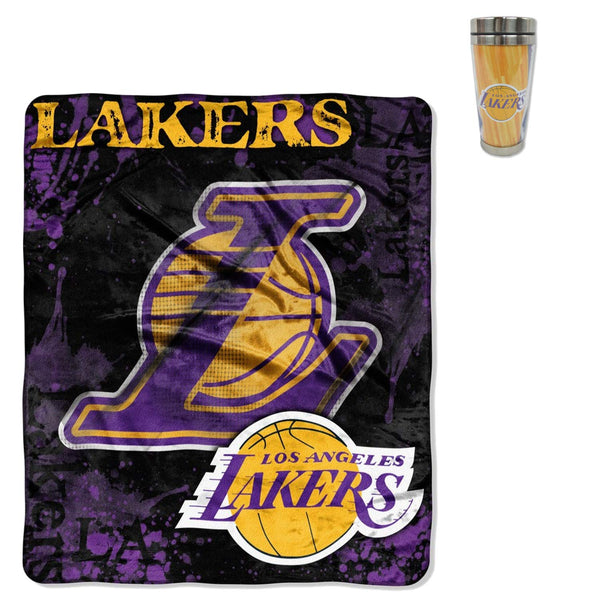 The Northwest Company/Hunter Mfg Official National Basketball Association Fan Shop Authentic NBA Ultra-Soft Plush Blanket Throw Stainless Steel Insulated Tumbler Chilly Nights Tailgating