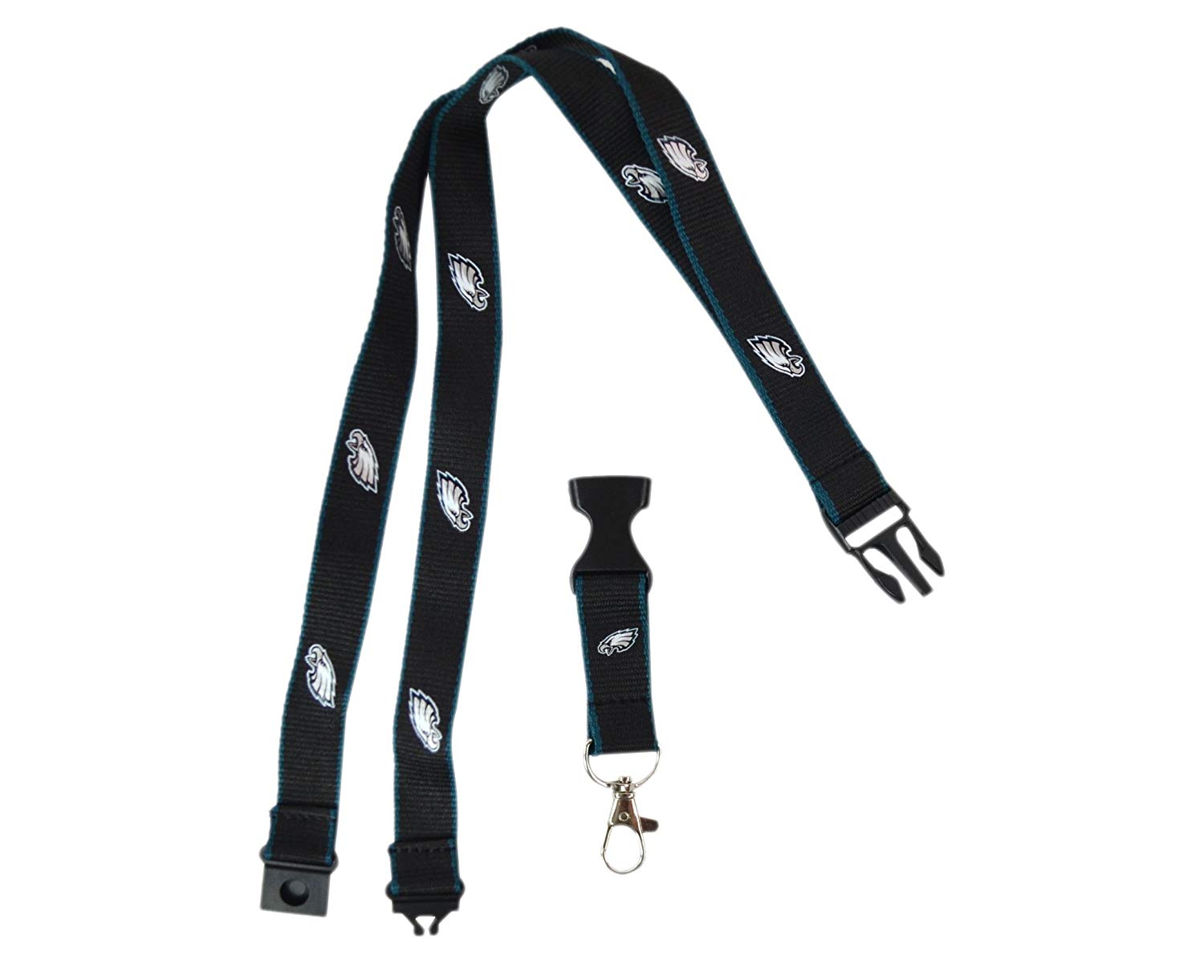Official National Football League Fan Shop Authentic 2-pack NFL Lanyard/keychain Office Badge Holder