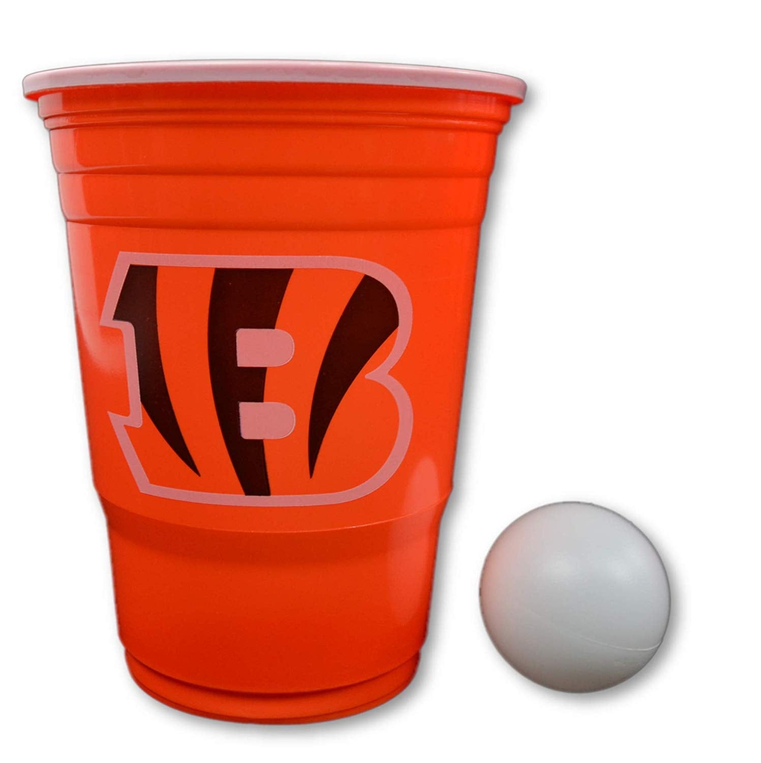 Siskiyou/Sport Mania NFL Fan Shop Beer Pong Set. Rep Your Favorite Team with The Classic Game of Beer Pong at Home or at The Tailgate Party - Comes with 22 Cups and 6 Ping Pong Balls