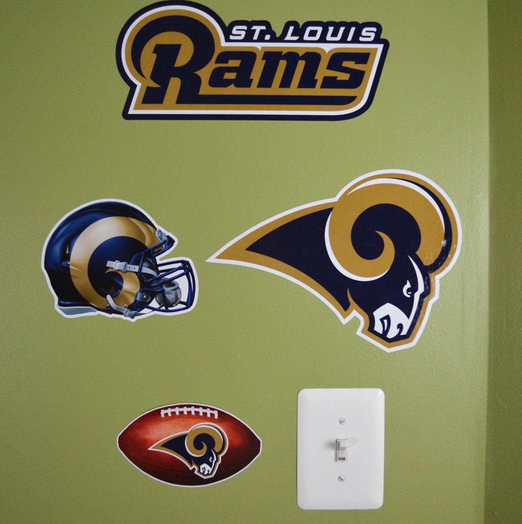 WinCraft Official National Football League Fan Shop Licensed NFL Shop Multi-use Decals (St. Louis Rams)