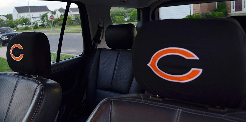 Official National Football League Fan Shop Authentic Headrest Cover (Chicago Bears)