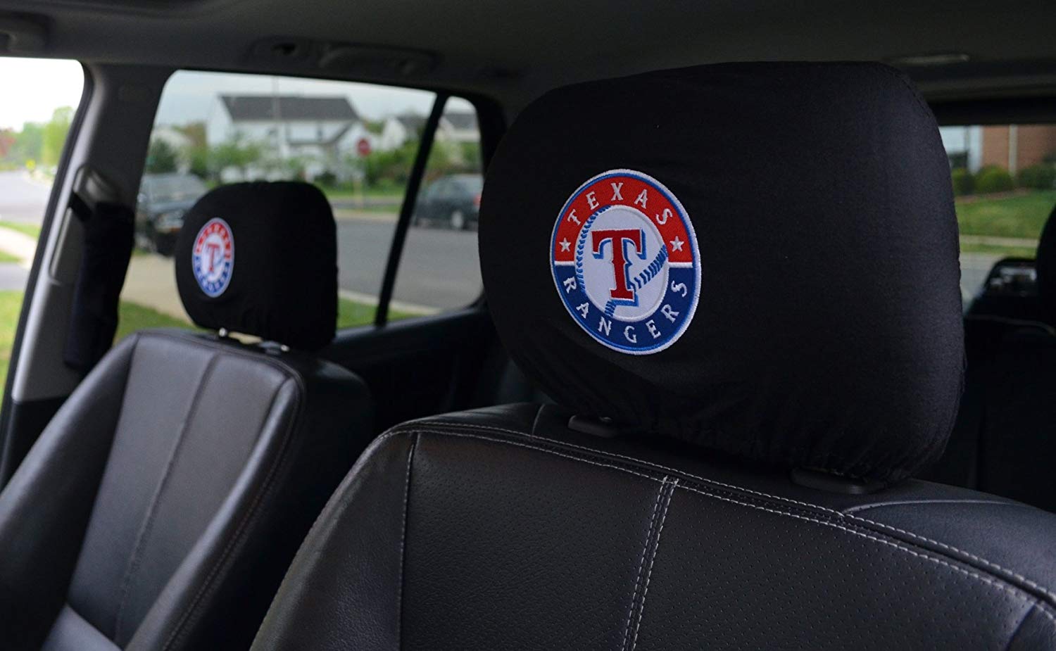Team ProMark Official Major League Baseball Fan Shop Authentic Car Truck Auto MLB Headrest Cover (Texas Rangers)