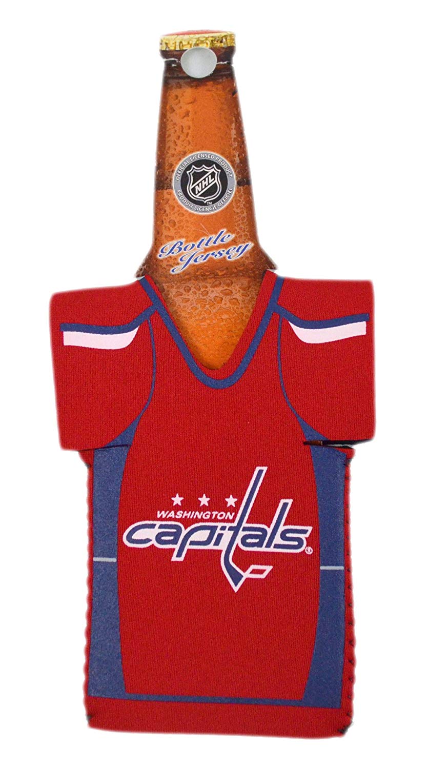 Official National Hockey League Fan Shop Authentic NHL 2-pack Team Jersey Insulated Bottle Cooler (Washington Capitals)