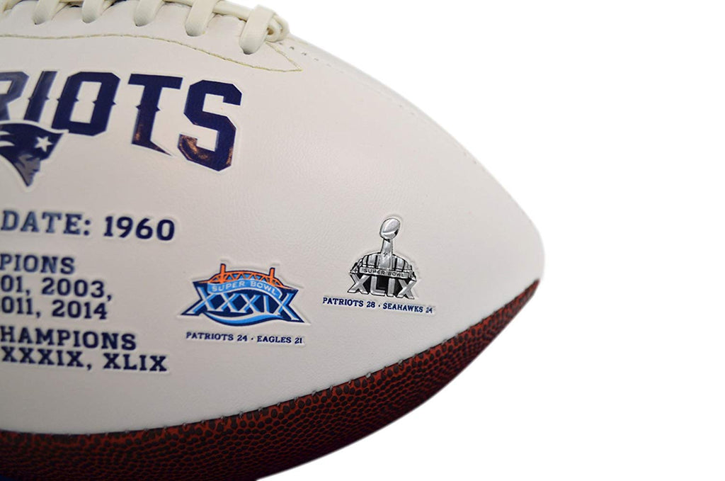 Jarden Sports Licensing/Pro-Mold Official National Football League Fan Shop Authentic NFL Signature Series Super Bowl Ball and Display Case. Great Collectible Bundle for the office or Man Cave