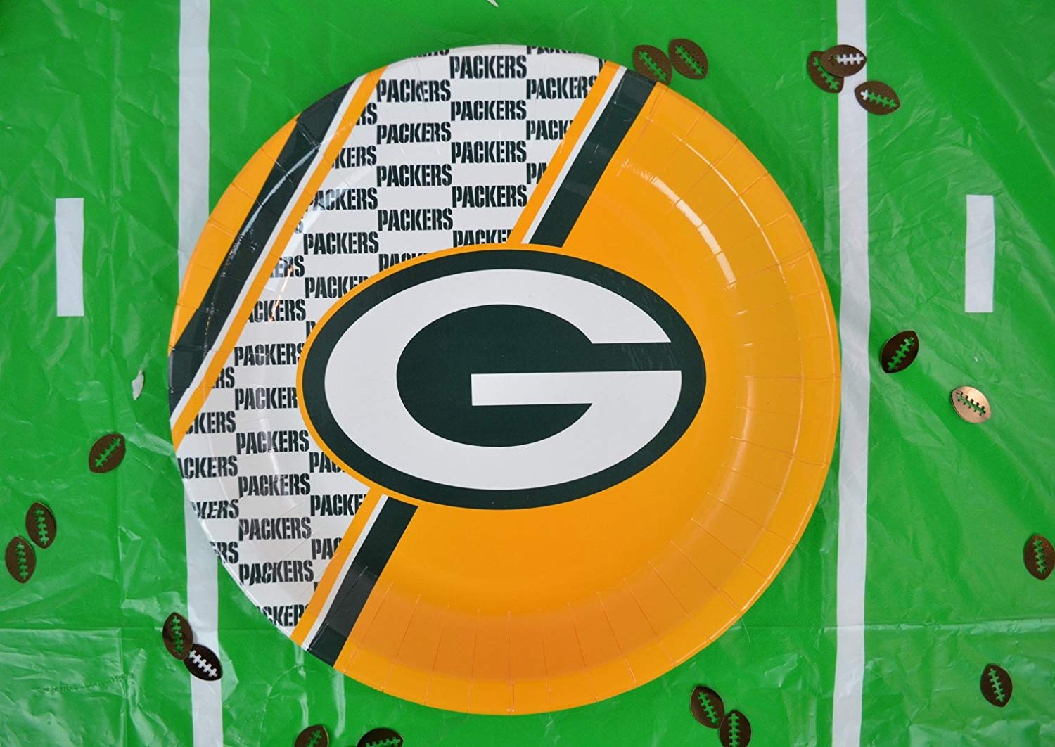 Duck House Official National Football Fan Shop Authentic NFL Tailgate Party Kit Bundle for 20 Fans - Table Setting and More