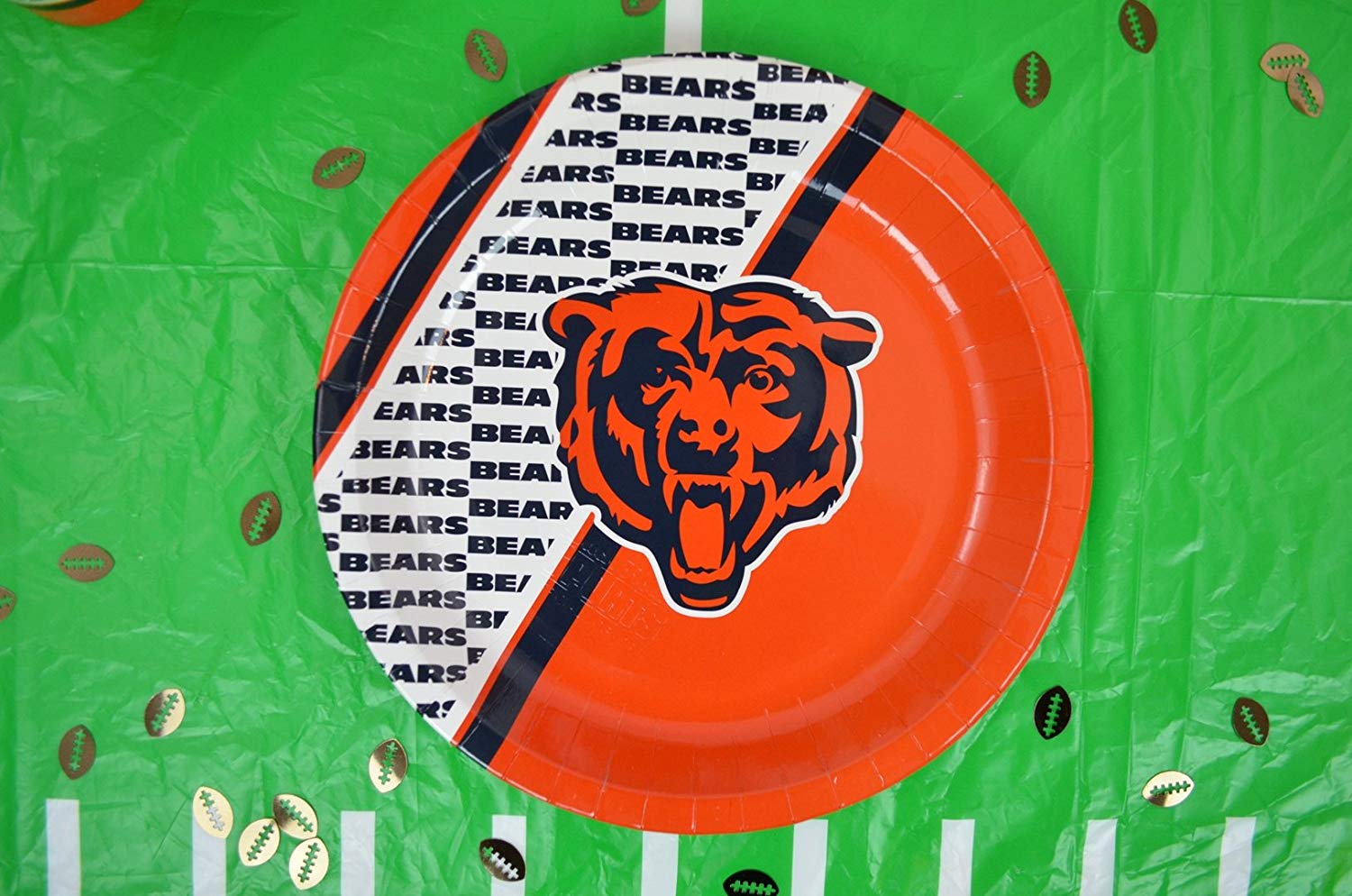 Duck House Official National Football Fan Shop Authentic NFL Tailgate Party Kit Bundle for 20 Fans - Table Setting and More