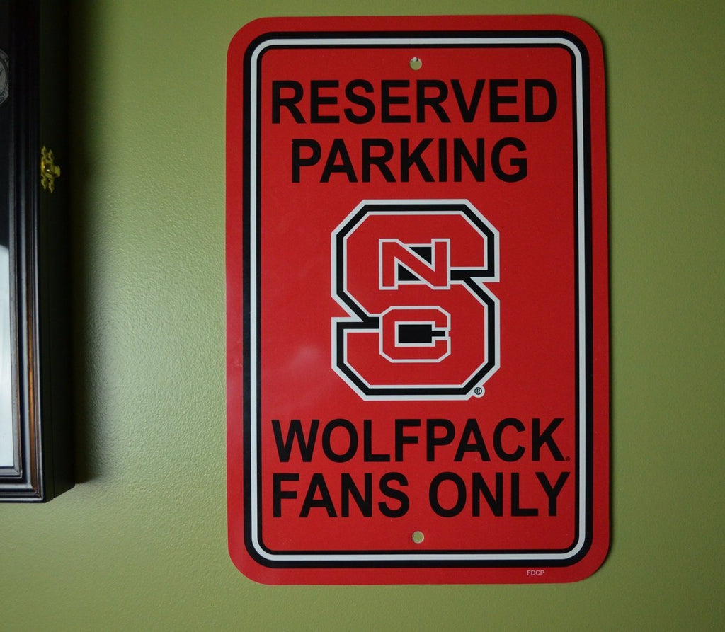 NCAA Official National Collegiate Athletic Association Fan Shop Authentic Parking Sign. Stake Your Territory with This Sign. Great for The Office or Man Cave.