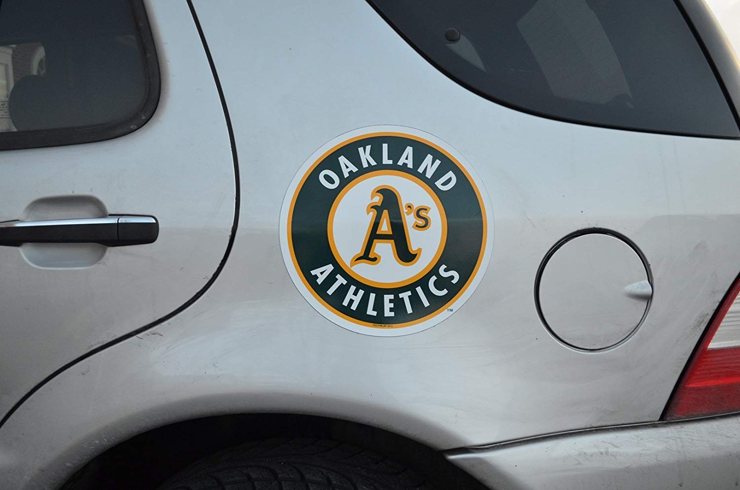 Official Major League Baseball Fan Shop Authentic 12" Jumbo MLB Auto Magnet Banner Logo
