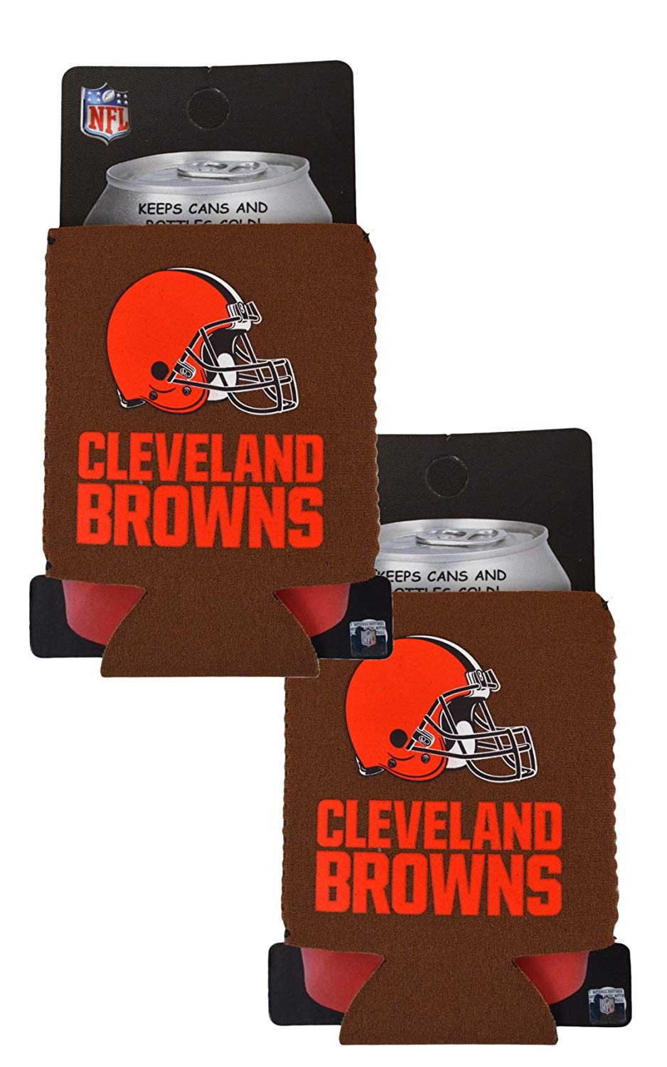 Official National Football League Fan Shop Authentic 2-Pack NFL Insulated 12 oz Can Cooler