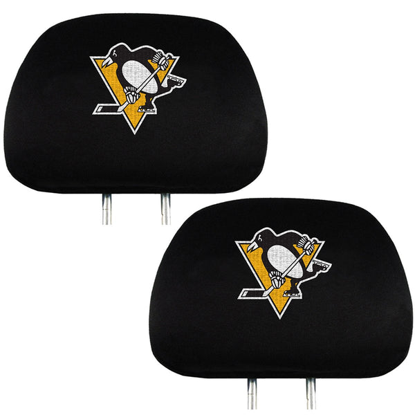 Headrest Cover Official National Hockey League Fan Shop Authentic NHL (Pittsburgh Penguins)