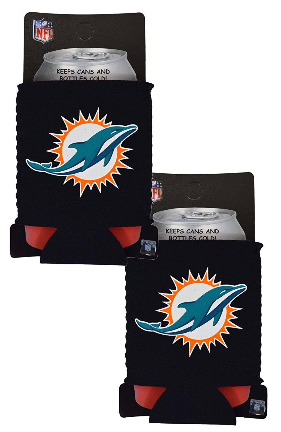 Official National Football League Fan Shop Authentic 2-Pack NFL Insulated 12 oz Can Cooler
