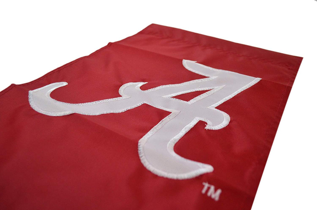 Party Animal Official National Collegiate Athletic Association Fan Shop Authentic NCAA 2-Pack Mini Embroidery Garden/Window Flag. Measures 15" x 10.5" with Window Hanger