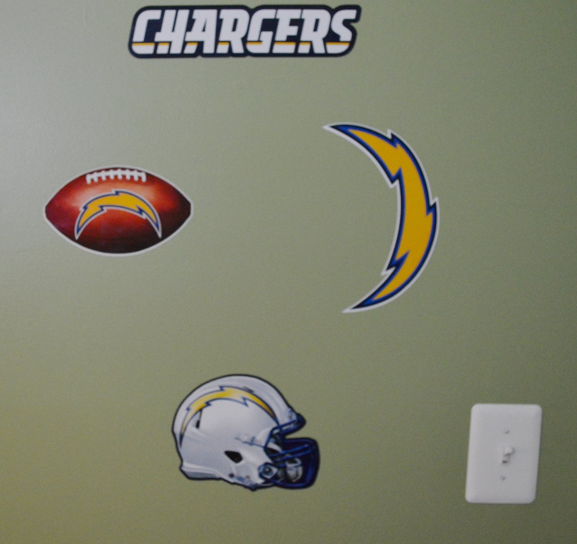 WinCraft Official National Football League Fan Shop Licensed NFL Shop Multi-use Decals (San Diego Chargers)