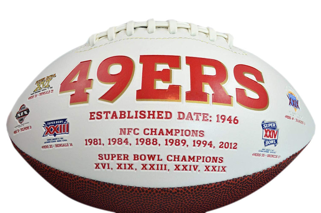 Jarden Sports Licensing/Pro-Mold Official National Football League Fan Shop Authentic NFL Signature Series Super Bowl Ball and Display Case. Great Collectible Bundle for the office or Man Cave