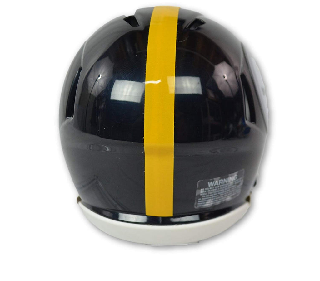 Official National Football League Fan Shop Authentic NFL Mini Speed Helmet and Display Case Bundle. Great Sports Fan Collectible - Office, Home or Man Cave
