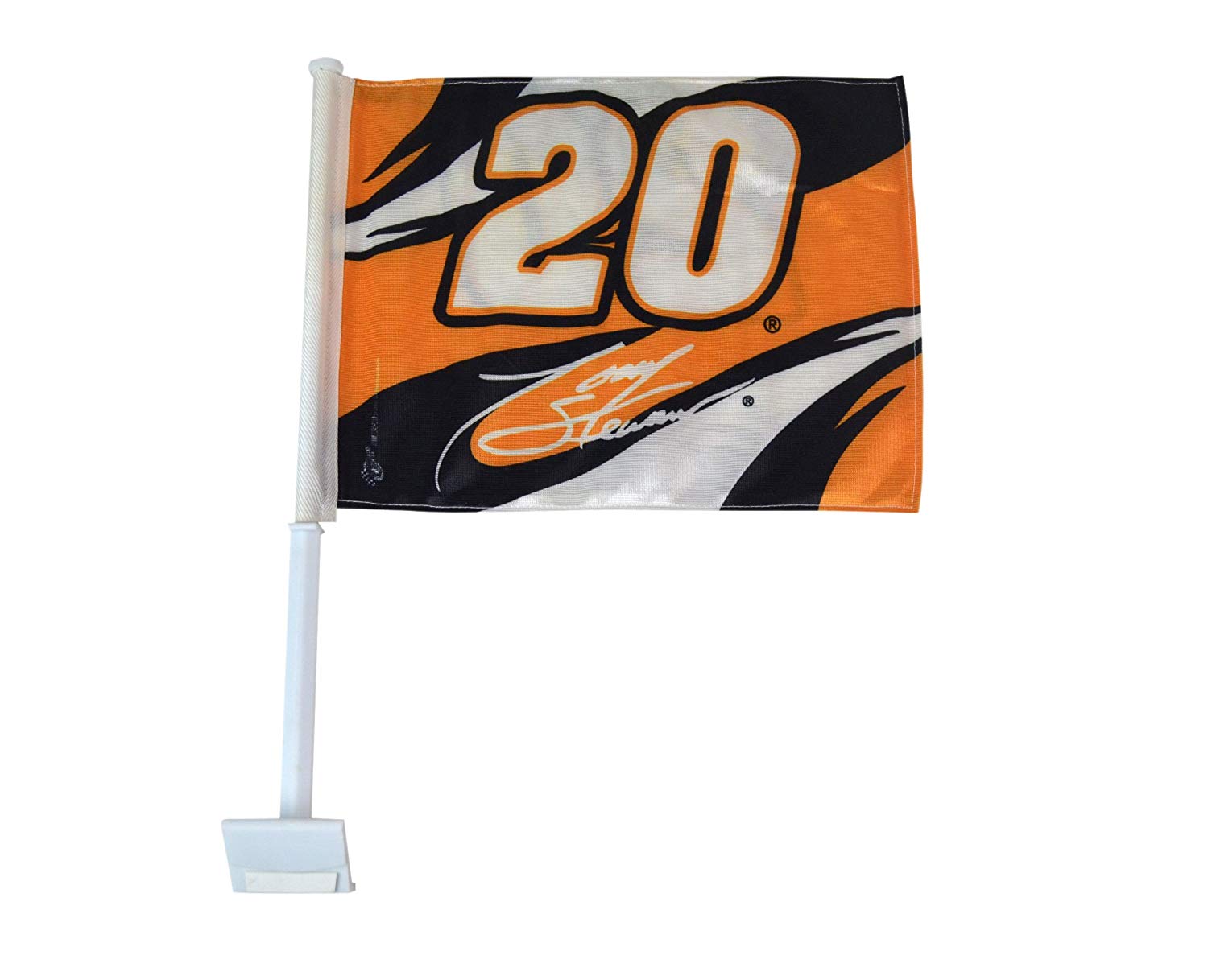 Official NASCAR Fan Shop Authentic Car Window Flags 2-Pack. Show Pride for your favorite NASCAR driver at Track or Driving around Town