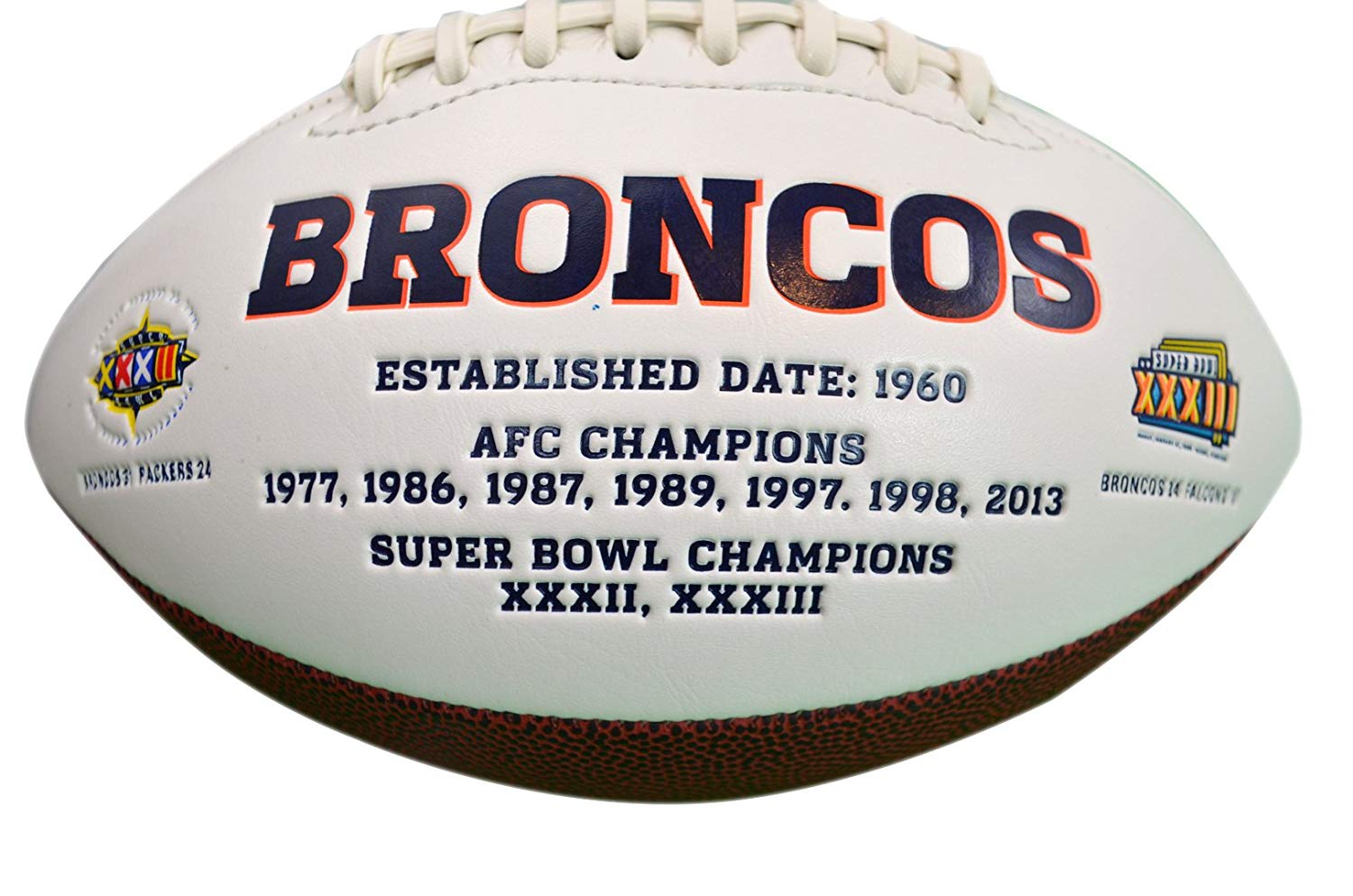 Jarden Sports Licensing/Pro-Mold Official National Football League Fan Shop Authentic NFL Signature Series Super Bowl Ball and Display Case. Great Collectible Bundle for the office or Man Cave