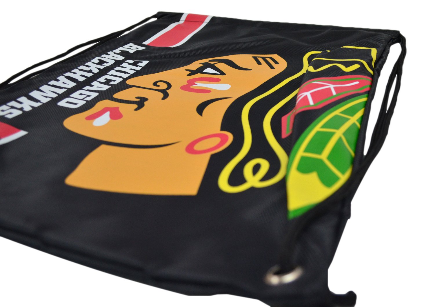 Official National Hockey League Fan Shop Authentic Drawstring NHL Back Sack (Chicago Blackhawks)
