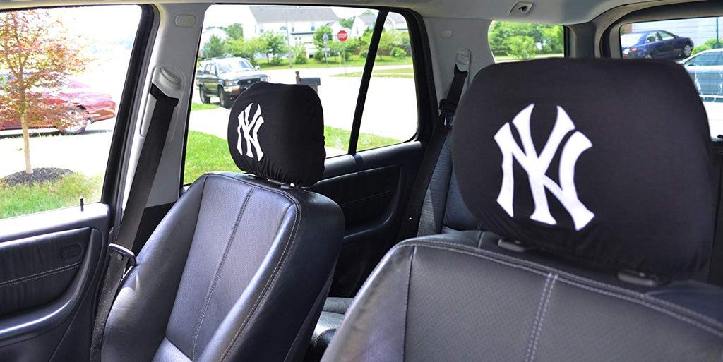 Team ProMark Official Major League Baseball Fan Shop Authentic Car Truck Auto MLB Headrest Cover (New York Yankees)
