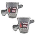 NASCAR Fan Shop 2-Pack 2 oz. Shot Glasses - Great for Home or Tailgate