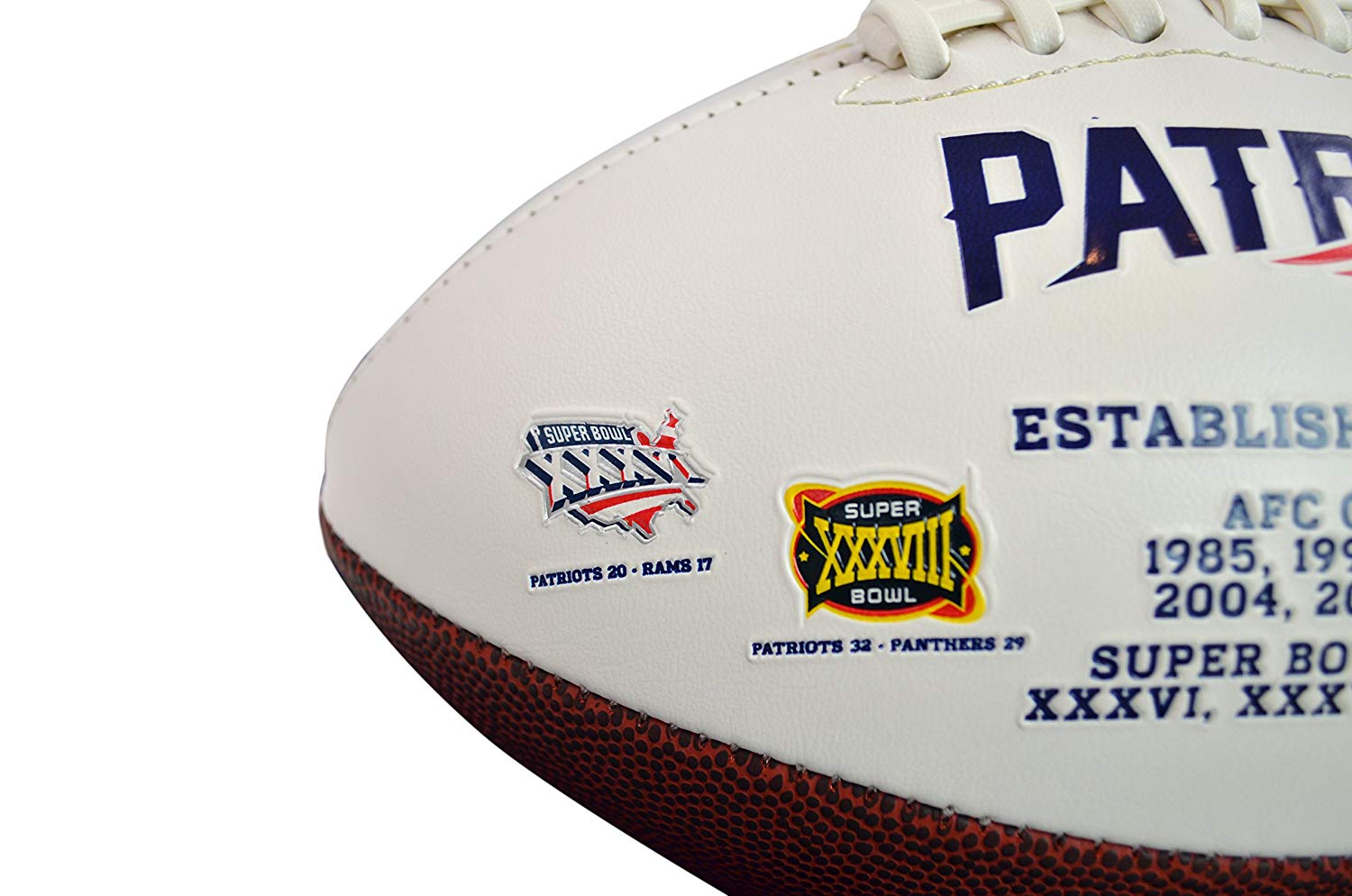 Jarden Sports Licensing/Pro-Mold Official National Football League Fan Shop Authentic NFL Signature Series Super Bowl Ball and Display Case. Great Collectible Bundle for the office or Man Cave