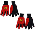 Official NASCAR Fan Shop Authentic 2-Pack Utility Work Glove Set. Show Pride for your favorite NASCAR driver while working on your vehicle at home or work