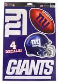 Official National Football League Fan Shop Licensed NFL Shop Multi-use Decals (New York Giants)